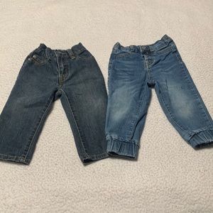 Bundle of 2 Infant Jeans (Children’s Place & 7 For All Mankind), LN, Size 18 Mo.